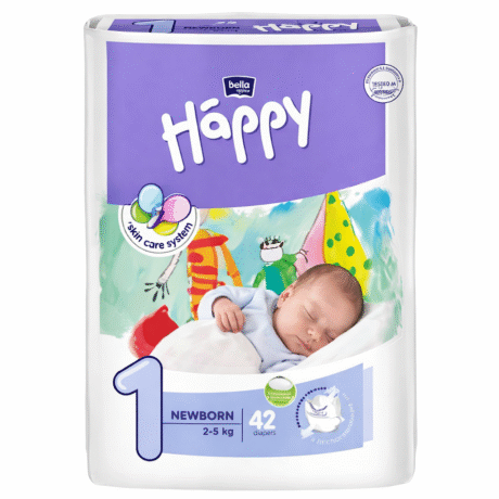 happy couche taille 1 | 2 5 kg boite de 42