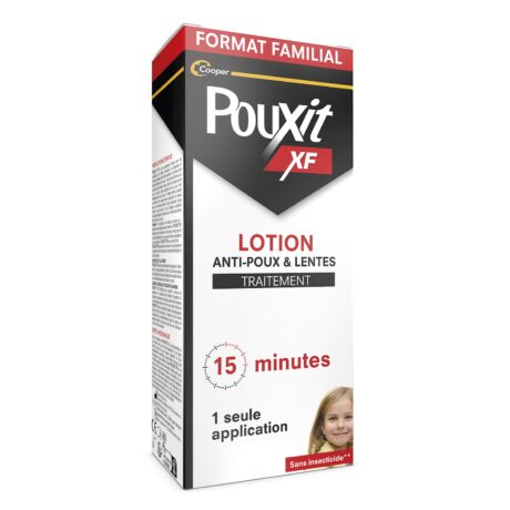 cooper pouxit classic lotion de traitement anti poux et lentes format familial 250ml