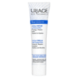 Un tube blanc de Uriage Bariéderm Cica-Crème au Cuivre-Zinc. Le texte sur le tube indique qu'il protège, répare, isole, purifie et apaise. Il convient aux peaux fragilisées et irritées et est hypoallergénique et sans parfum.