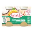 babybio petit pot brassé coco mangue et ananas bio dès 6 mois | 2x130g