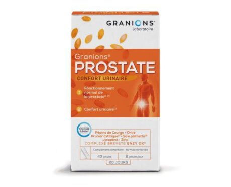 granions prostate confort urinaire 60 gelules