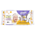 bella happy lingettes milk et honey 64 pieces