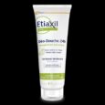 Un tube compressible blanc avec une étiquette verte et blanche affichant la marque « Etiaxil Soin ». Le texte sur l'étiquette indique qu'il s'agit d'un gel douche déodorant 24 heures contre la transpiration excessive, à base d'extrait de citron et de litchi, d'aloe vera et de zincidone. Le tube contient 200 ml.