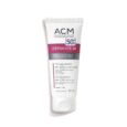 tube blanc étiqueté acm dépiwhite.m crème protectrice teintée spf 50+, offrant une protection contre les uva et la lumière visible. le tube contient 40 ml et est fabriqué en france.