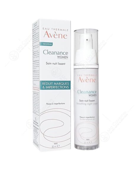 avene cleanance women ssoin nuit correcteur 30ml