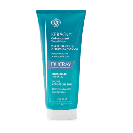 ducray keracnyl gel moussant 200ml