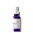 flacon compte gouttes violet de sérum mela b3 de la roche posay avec une étiquette blanche. le bouchon compte gouttes est blanc et le flacon est placé à la verticale sur un fond blanc uni.