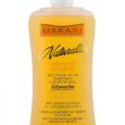 un flacon de lotion makari naturalle carotonic extrême à l'huile de carotte et à la glycérine. l'étiquette met en avant ses propriétés tonifiantes multivitaminées, recommandées pour les teints clairs et pour atténuer les taches. le flacon contient 500 ml.