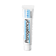 tube de dentifrice étiqueté "parogencyl prévention gencives" avec un fond blanc et un texte bleu et noir.