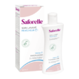 coffret et flacon soin lavant fraîcheur saforelle. le coffret et le flacon sont blancs avec des touches de rose et de bleu, avec les inscriptions « saforelle soin lavant fraîcheur » et « nettoyant intime 2 en 1 » avec des illustrations de feuilles. format du flacon : 250 ml.